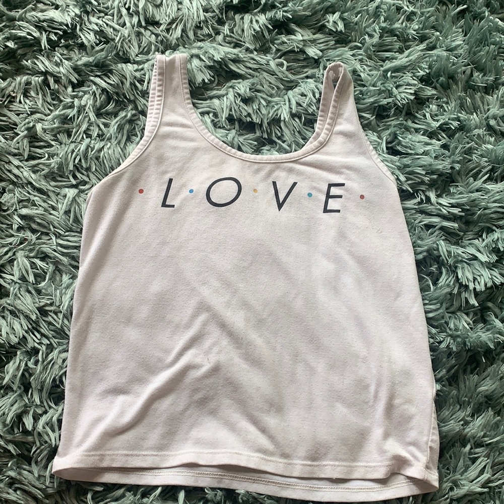 White tank top